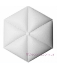 3D Панель Art Decor W 332 Кожа (шестиугольник, 404х466х38 мм)