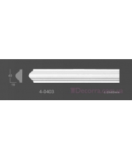 Молдинг для стен гибкий Classic home 4-0403 Flex