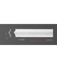 Молдинг для стен гибкий Classic home 4-0780 Flex