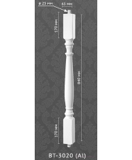 Балюстрады и балясины Classic home BT-3020 (Al)