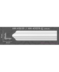 Молдинг для стен гибкий Classic home HM-43039Q