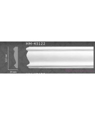 Молдинг для стен гладкий Classic home HM-43122