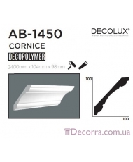 Карниз гладкий Decolux AB1450