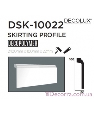 Напольный плинтус гладкий Decolux DSK10022