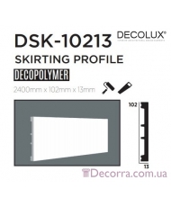 Напольный плинтус гладкий Decolux DSK10213