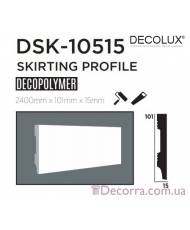 Напольный плинтус гладкий Decolux DSK10515