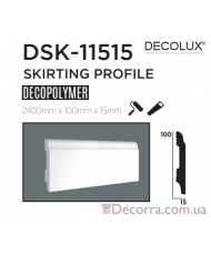 Напольный плинтус гладкий Decolux DSK11515