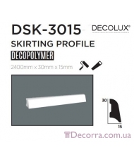 Напольный плинтус гладкий Decolux DSK3015