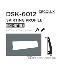 Напольный плинтус гладкий Decolux DSK6012
