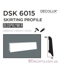 Напольный плинтус гладкий Decolux DSK6015