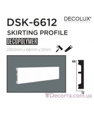Напольный плинтус гладкий Decolux DSK6612