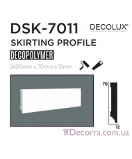 Напольный плинтус гладкий Decolux DSK7011
