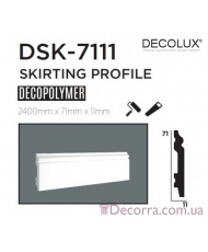Напольный плинтус гладкий Decolux DSK7111