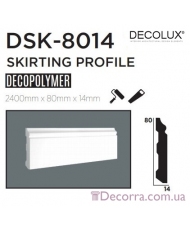 Напольный плинтус гладкий Decolux DSK8014