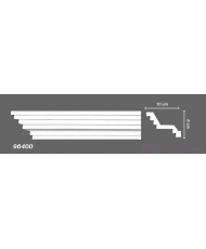 Карниз гладкий Decomaster 96400