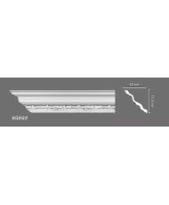 Карниз с орнаментом Decomaster 95692 Карниз с орнаментом Decomaster 95692