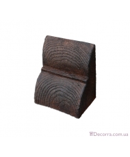 Консоль для декоративных балок Decowood Рустик EQ 017 classic темная 6х9