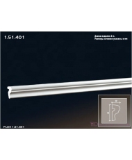 Молдинг для стен гибкий Европласт М-401 (FLEX 1.51.401)
