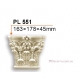 Пилястра Gaudi decor PL 551