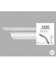 Карниз гладкий 1220 (2,44m) Home decor