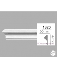 Молдинг гладкий 1320 (2,44m) Home decor