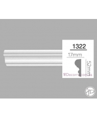 Молдинг гладкий 1322 (2,44m) Home decor