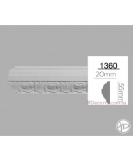 Молдинг с орнаментом 1360 (2,44m) Home decor