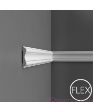 Молдинг для стен гибкий Orac decor Luxxus P8040F