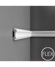 Молдинг для стен гибкий Orac decor Luxxus P9010F