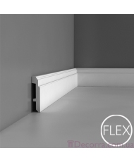 Напольный плинтус гладкий Orac decor Luxxus SX155
