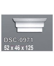 Декоративное обрамление Perimeter наличник DPM-0971 капитель DSC-0971 