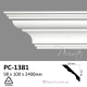 Карниз гладкий Perimeter PC-1381 