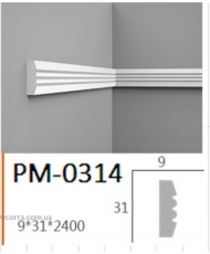 Молдинг гладкий Perimeter PM-0314 