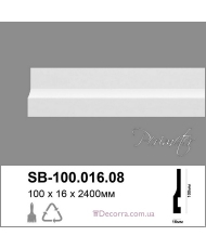 Пристенный напольный плинтус Perimeter SB-100.016.08