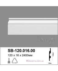 Пристенный напольный плинтус Perimeter SB-120.016.00