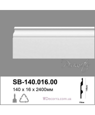 Пристенный напольный плинтус Perimeter SB-140.016.00