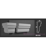 Молдинг для стен фасадный МЛ-036 60x150 мм