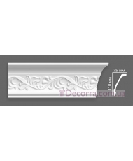 Потолочный багет Villa Deco 28 G 75x110 мм