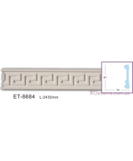 Молдинг для стен с орнаментом Classic home (Вип-декор) ET8684
