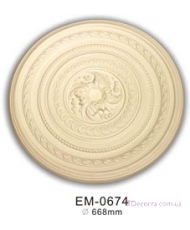 Розетка Classic home (Вип-декор) EM0674