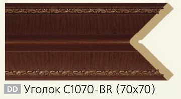 Купить Плинтус Decor-dizayn С1045-BR.