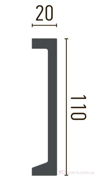 Купить Карниз гибкий Gaudi decor  P 894 Flexi (2,00м).