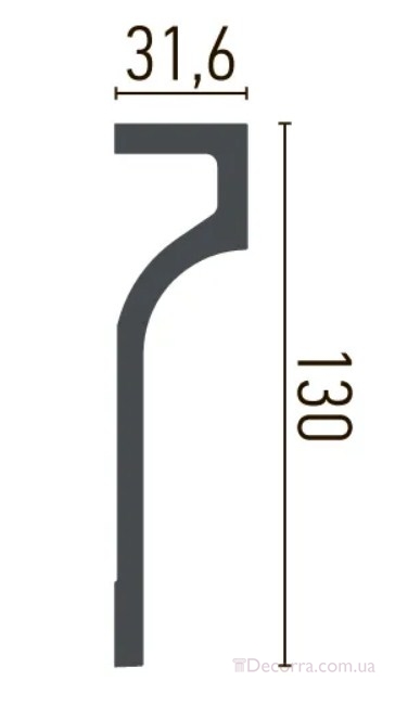 Купить Карниз гибкий Gaudi decor  P 895 Flexi (2,00м).