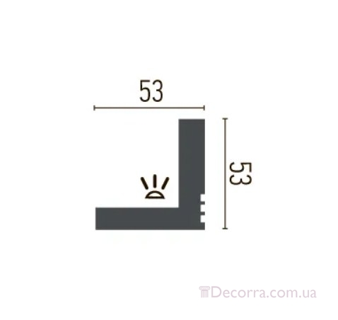 Купить Карниз гибкий Gaudi decor  P 952 Flexi (2,00м).