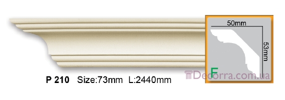 Купить Карниз гибкий Gaudi decor P 210 (2,00м) Flexi.