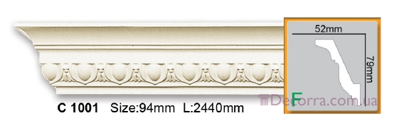 Купить Карниз с орнаментом Gaudi decor C 1001.