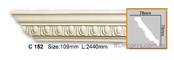 Купить Карниз с орнаментом Gaudi decor C 152.
