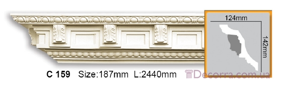 Купить Карниз с орнаментом Gaudi decor C 159.
