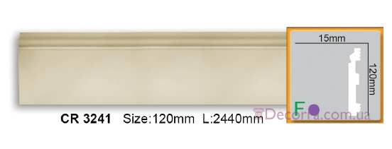Купить Молдинг для стен гибкий Gaudi decor CR 3241 (2,00м) Flexi.