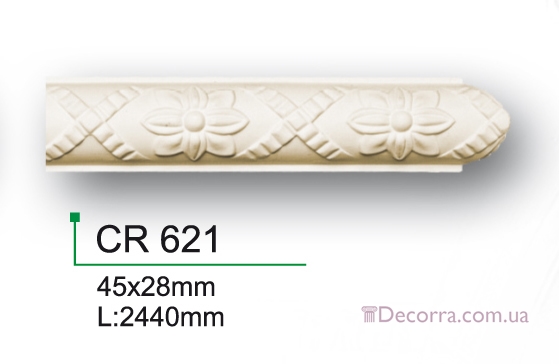 Купить Молдинг для стен с орнаментом Gaudi decor CR 621 .